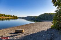 Listertalsperre - Tiefstand - Aus Rücksicht auf die Freizeitnutzung der Listertalsperre begann der Ruhrverband mit den Arbeiten auch in diesem Jahr bewusst erst nach den Sommerferien. • © ummeteck.de - Silke Schön